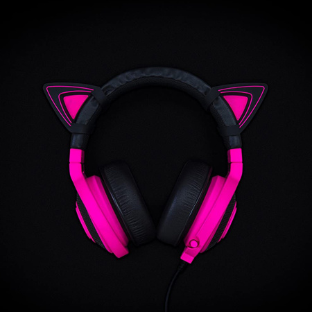 Накладные кошачьи ушки на гарнитуру Razer Kitty Ears for Kraken - Neon Purple в интернет магазине Stels.kz