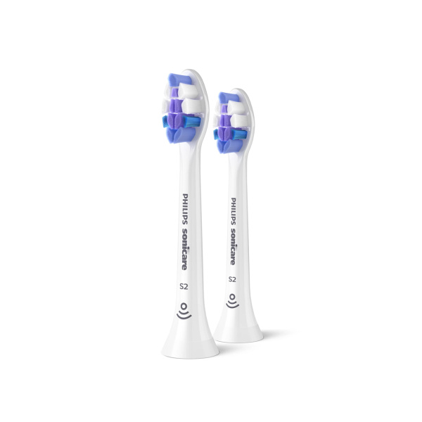 Стандартные насадки для звуковой зубной щетки Philips Sonicare Sensitive HX6052/10 2шт Стандартные насадки для звуковой зубной щетки Philips Sonicare Sensitive HX6052/10 2шт