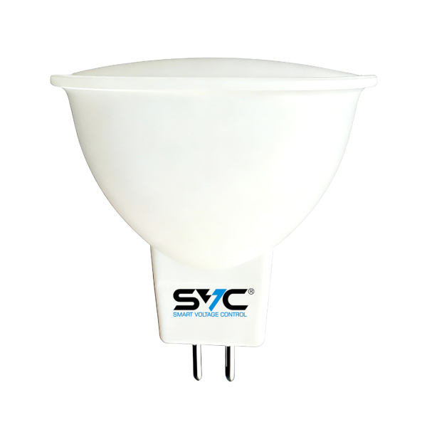 Лампа светодиодная SVC LED MR16-7W-GU5.3-3000K Тёплый