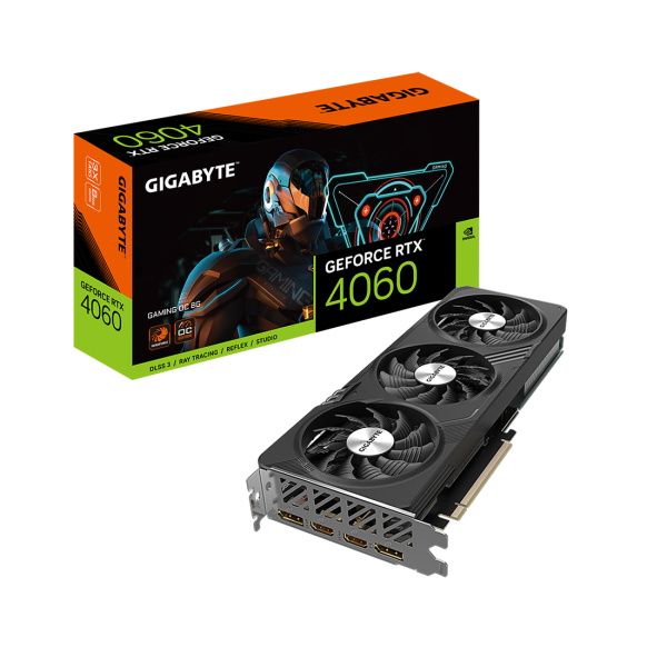 Видеокарта Gigabyte (GV-N4060GAMING OC-8GD) RTX4060 GAMING OC 8G в интернет магазине Stels.kz