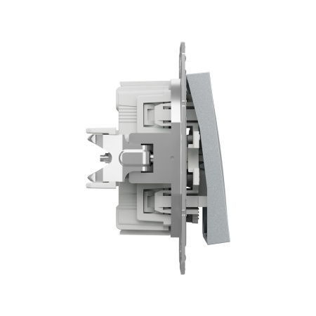 Выключатель одноклавишный SE EPH0100161 Asfora 10AX механизм быстрозажимной алюминий в интернет магазине Stels.kz