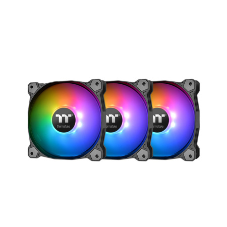 Кулер для компьютерного корпуса Thermaltake Pure Plus 12 RGB TT Premium Edition (3-Fan Pack) в интернет магазине Stels.kz