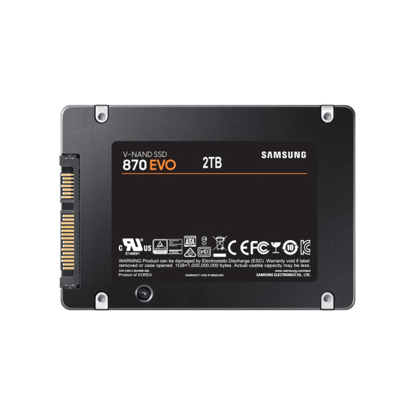 Купить не дорого Твердотельный накопитель SSD Samsung 870 EVO 2000 ГБ SATA 2.5" в интернет магазине Stels.kz Твердотельный накопитель SSD Samsung 870 EVO 2000 ГБ SATA 2.5" в интернет магазине Stels.kz