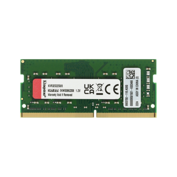 Модуль памяти для ноутбука Kingston KVR32S22S8/8WP DDR4 8GB 3200MHz Модуль памяти для ноутбука Kingston KVR32S22S8/8WP DDR4 8GB 3200MHz