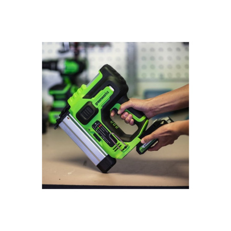 Нейлер аккумуляторный Greenworks GD24BN 24V без АКБ и ЗУ в интернет магазине Stels.kz