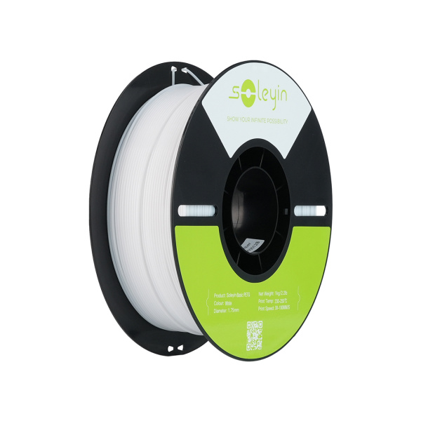 Филамент для 3D-печати Creality Soleyin Basic PETG 3301030164 (белый) в интернет магазине Stels.kz