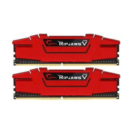 Комплект модулей памяти G.SKILL RipjawsV F4-2666C15D-8GVR DDR4 8GB (Kit 2x4GB) 2666MHz в интернет магазине Stels.kz