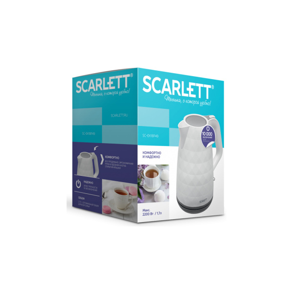 Чайник электрический Scarlett SC-EK18P49 в интернет магазине Stels.kz
