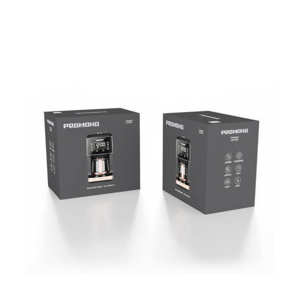 Кофеварка капельная Редмонд CM720 Черный/бронза в интернет магазине Stels.kz