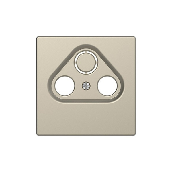 Центральная накладка MERTEN MTN4123-6033 D-Life TV розетки, 2/3 отверстий сахара