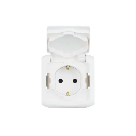 Розетка с крышкой Legrand Forix 16A 250В IP44 накладная белый в интернет магазине Stels.kz