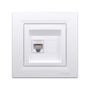 Розетка компьютерная SE EPH4700121 Asfora RJ45 кат. 6 в сборе белый в интернет магазине Stels.kz