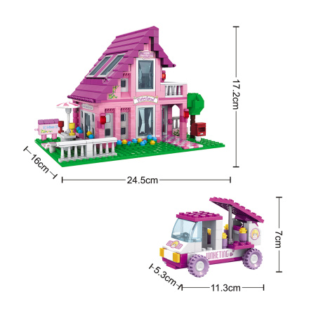 Игровой конструктор Keyixing 24801 МИР ЧУДЕС (576 деталей в наборе) в интернет магазине Stels.kz