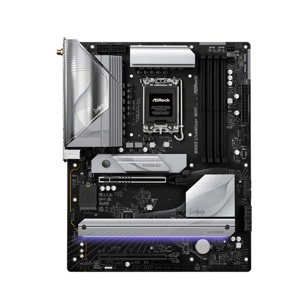 Купить не дорого Материнская плата ASRock B860 LIVEMIXER WIFI в интернет магазине Stels.kz Материнская плата ASRock B860 LIVEMIXER WIFI в интернет магазине Stels.kz