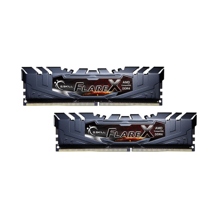 Комплект модулей памяти G.SKILL FlareX F4-3200C16D-32GFX DDR4 32GB (Kit 2x16GB) 3200MHz в интернет магазине Stels.kz