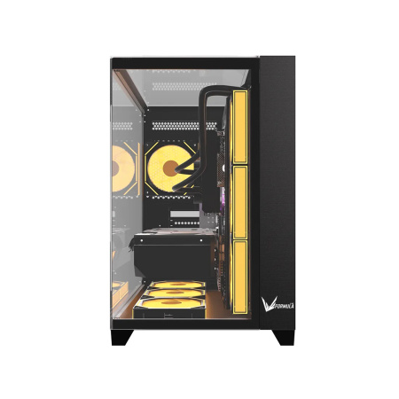 Компьютерный корпус Formula V Crystal Z9 Floe Black без Б/П в интернет магазине Stels.kz