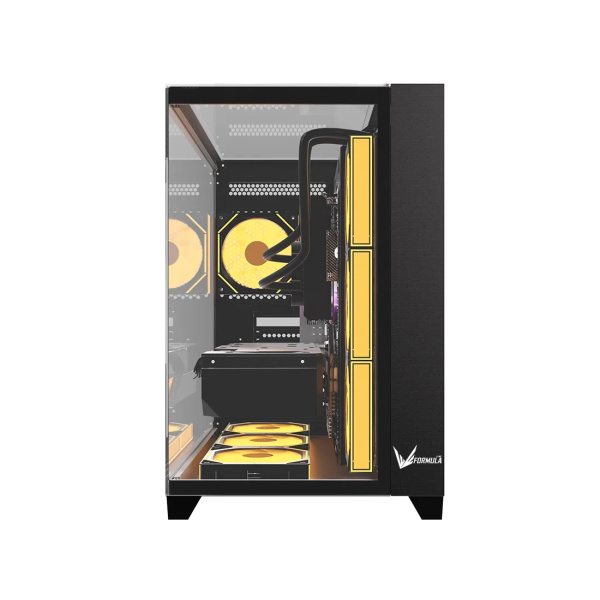 Компьютерный корпус Formula V Crystal Z9 Floe Black без Б/П в интернет магазине Stels.kz