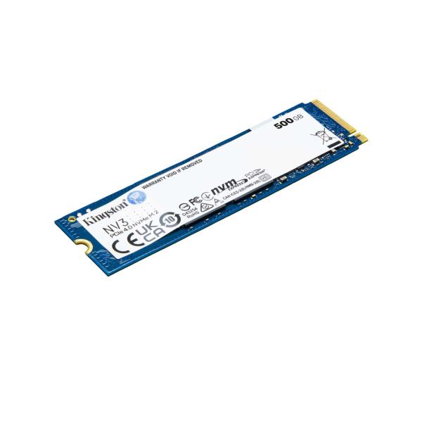 Купить не дорого Твердотельный накопитель SSD Kingston NV3 SNV3S/500G M.2 NVMe PCIe 4.0x4 в интернет магазине Stels.kz Твердотельный накопитель SSD Kingston NV3 SNV3S/500G M.2 NVMe PCIe 4.0x4 в интернет магазине Stels.kz