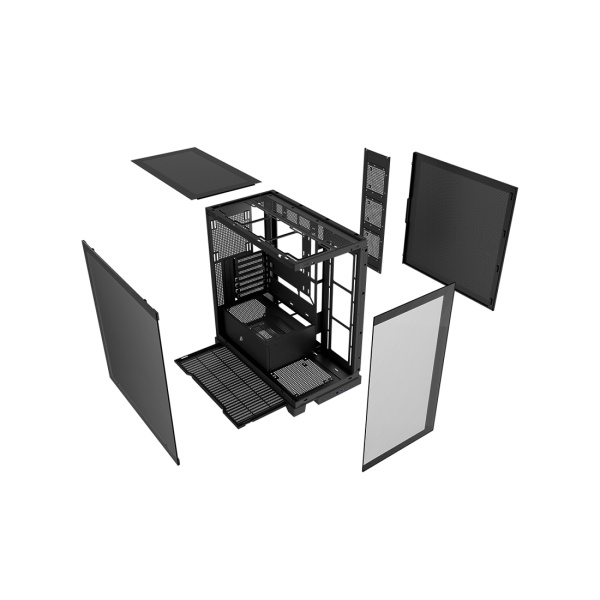 Компьютерный корпус 1STPLAYER MIKU Mi8 Black 3FBR-1FB без Б/П в интернет магазине Stels.kz