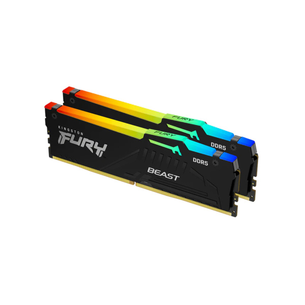 Комплект модулей памяти Kingston FURY Beast KF560C36BBEAK2-64 DDR5 64GB (Kit 2x32GB) 6000MHz Комплект модулей памяти Kingston FURY Beast KF560C36BBEAK2-64 DDR5 64GB (Kit 2x32GB) 6000MHz