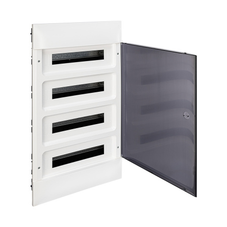 Щит встраиваемый Legrand Practibox S 4х18 IP40 Дымчатая дверь в интернет магазине Stels.kz