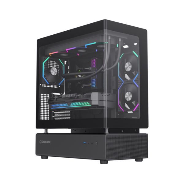 Компьютерный корпус Gamemax N80 BK Black без Б/П