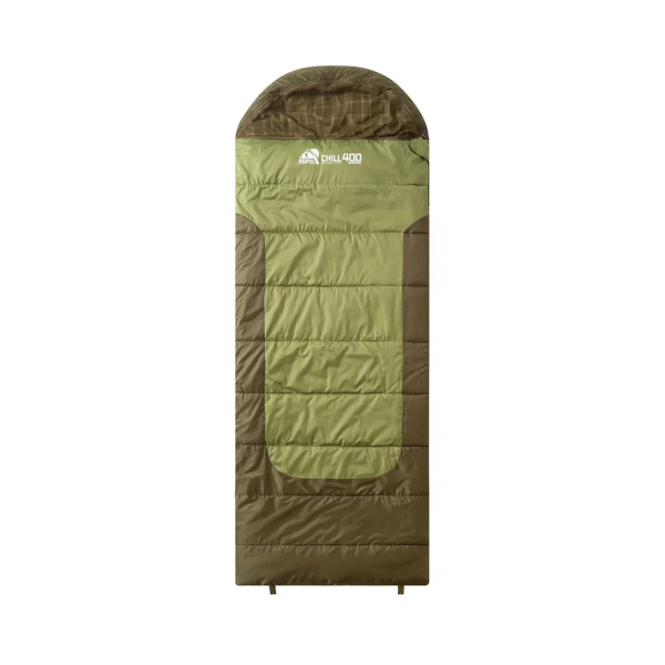 Спальный мешок RSP CHILL 400 зел. - коричн. правая молния