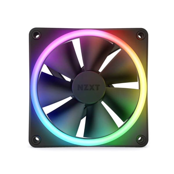 Кулер для компьютерного корпуса NZXT F120 RGB DUO RF-D12SF-B1 Black в интернет магазине Stels.kz