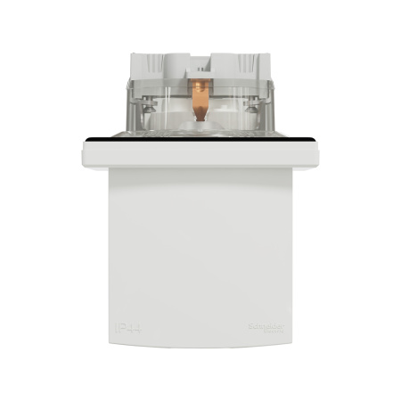 Розетка c заземлением SE EPH3100321 Asfora 16А IP44 в сборе винт. клеммы белый в интернет магазине Stels.kz