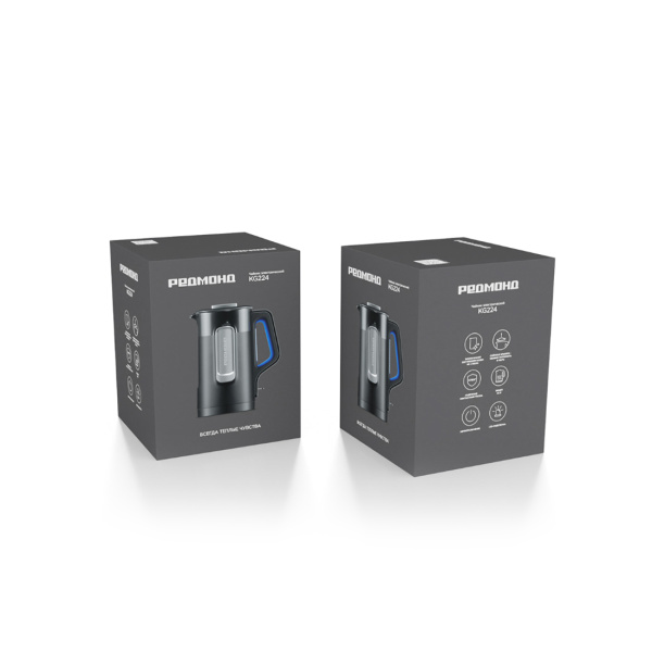 Чайник электрический Редмонд KG224 Черный в интернет магазине Stels.kz