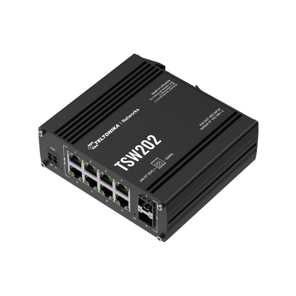 Сетевой шлюз Teltonika TSW202 POE+ L2 MANAGED SWITCH 8 GBE, 2 S в интернет магазине Stels.kz