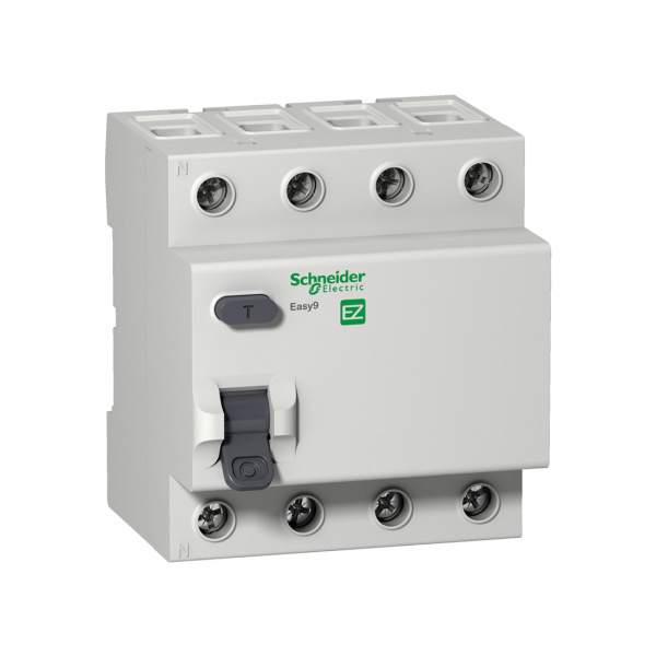 Выключатель дифференциального тока SE EASY9 4P 25А 30мА Выключатель дифференциального тока SE EASY9 4P 25А 30мА