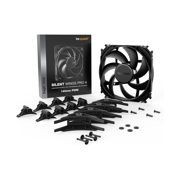 Вентилятор для компьютерного корпуса Bequiet! Silent Wings PRO 4 140mm PWM в интернет магазине Stels.kz