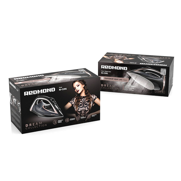 Утюг Redmond RI-C291 Черный в интернет магазине Stels.kz