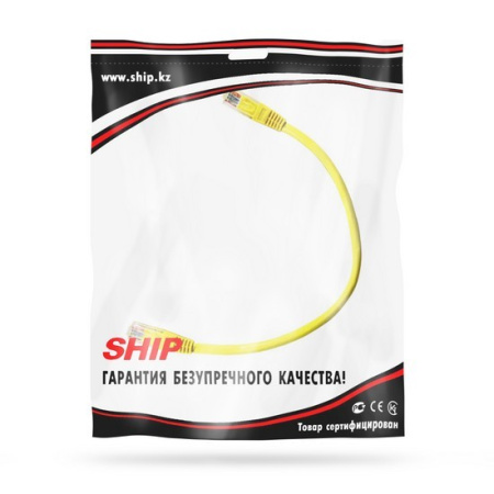 Патч Корд SHIP Cat.5e UTP LSZH RJ-45 0.3 м S3025YL0030-P в интернет магазине Stels.kz