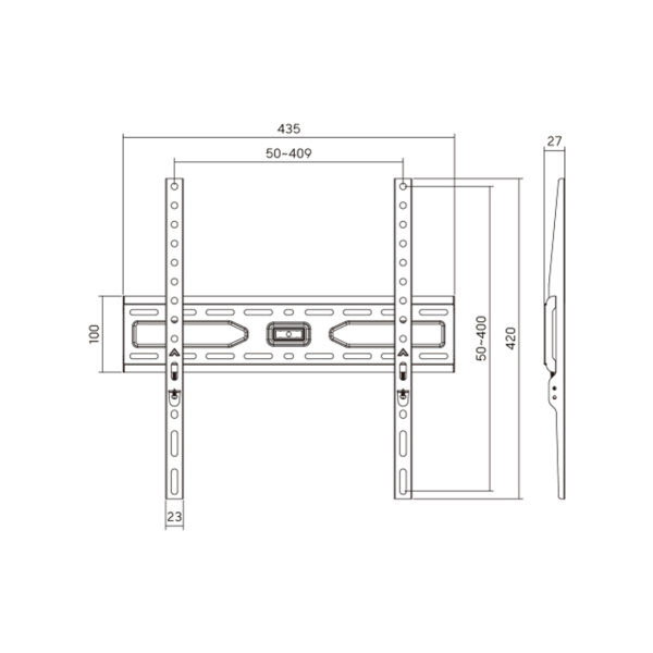 Кронштейн Brateck KL36-44F для ТВ и мониторов, 32"-75" в интернет магазине Stels.kz