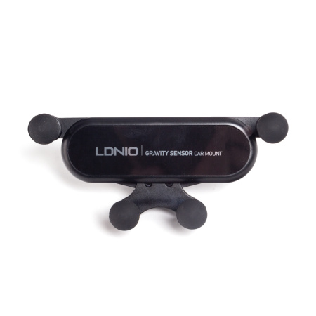 Автомобильный держатель для телефона LDNIO Gravyty MG03, Зажим Чёрный в интернет магазине Stels.kz
