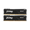 Комплект модулей памяти Kingston FURY Beast KF432C16BB1K2/32WP DDR4 32GB (Kit 2x16GB) 3200MHz Чёрный