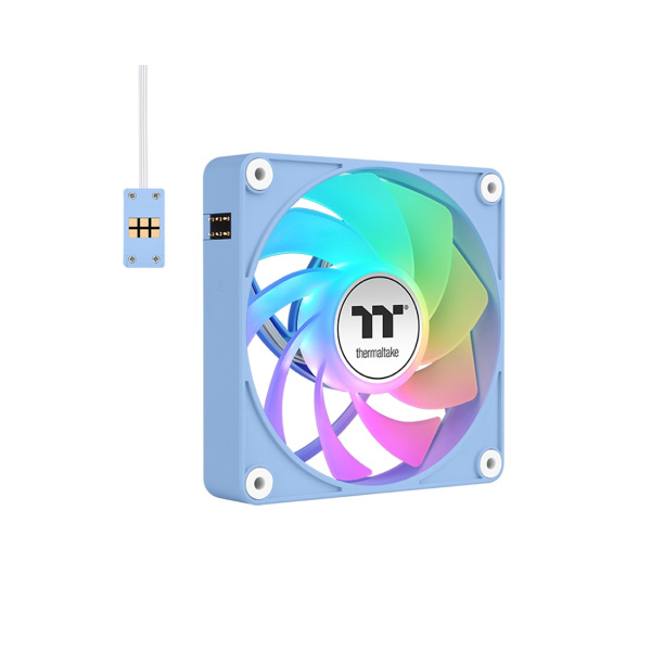Кулер для компьютерного корпуса Thermaltake CT120 ARGB Sync PC Cooling Fan Hydrangea Blue (3 pack) в интернет магазине Stels.kz