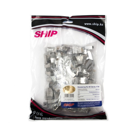 Коннектор телекоммуникационный RJ 45 SHIP S901B в интернет магазине Stels.kz