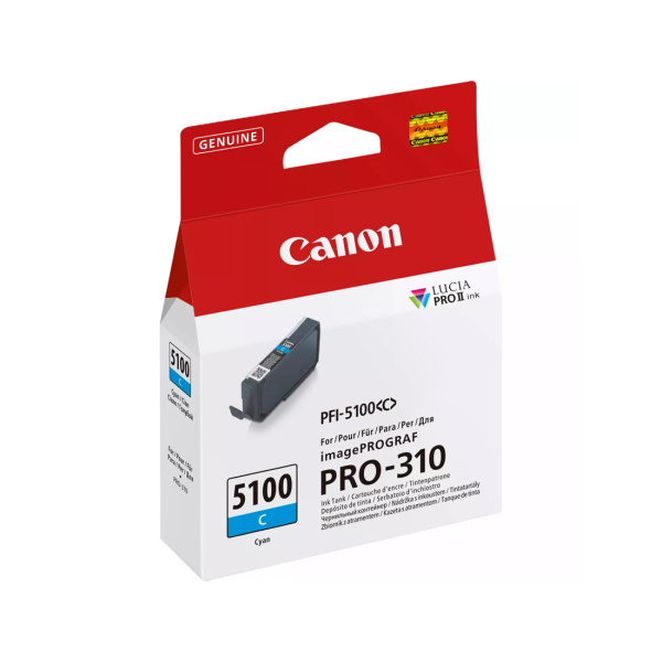 Чернильный картридж Canon PFI-5100 Cyan Чернильный картридж Canon PFI-5100 Cyan