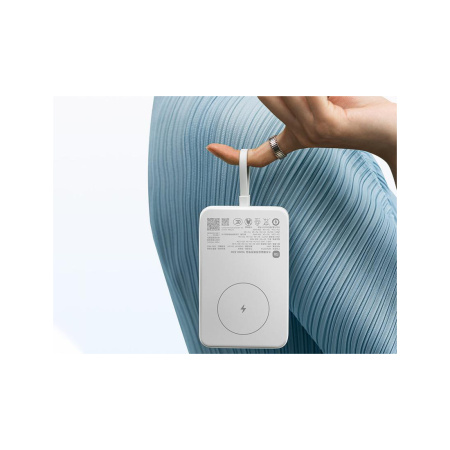 Портативный внешний аккумулятор Xiaomi 33W Magnetic Power Bank 10000mAh (Integrated Cable) Gray в интернет магазине Stels.kz