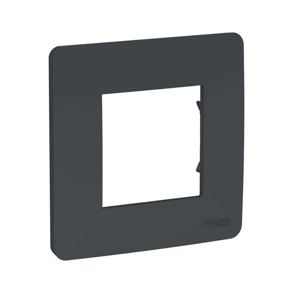 Рамка SE NU200254 Unica New 1 постовая антрацит Рамка SE NU200254 Unica New 1 постовая антрацит