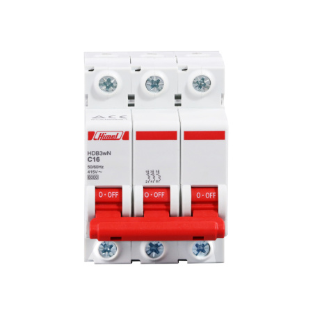 Автоматический выключатель Himel HDB3w 3Р 2А С 4,5кА в интернет магазине Stels.kz