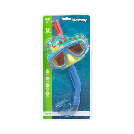 Набор для плавания Bestway 24059 в упаковке: маска, трубка в интернет магазине Stels.kz