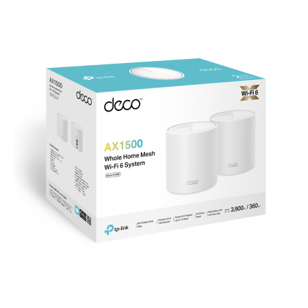 Домашняя Mesh-система Wi-Fi 6 TP-Link Deco X1500(2-pack) в интернет магазине Stels.kz