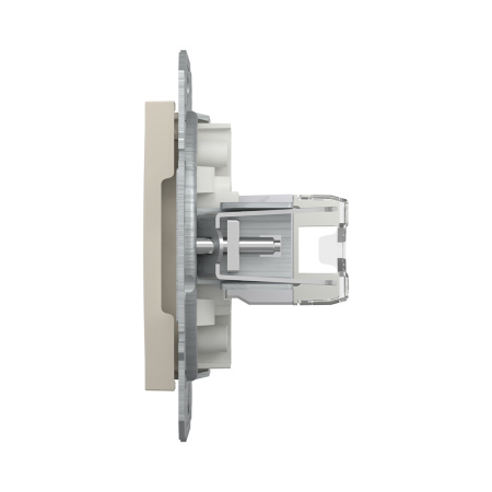 Розетка компьютерная SE EPH4370123 Asfora RJ45 кат. 5е механизм кремовый в интернет магазине Stels.kz