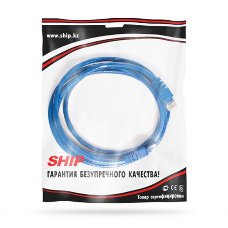 Патч Корд SHIP Cat.6 UTP LSZH RJ-45 2 м S6025BL0200-P в интернет магазине Stels.kz