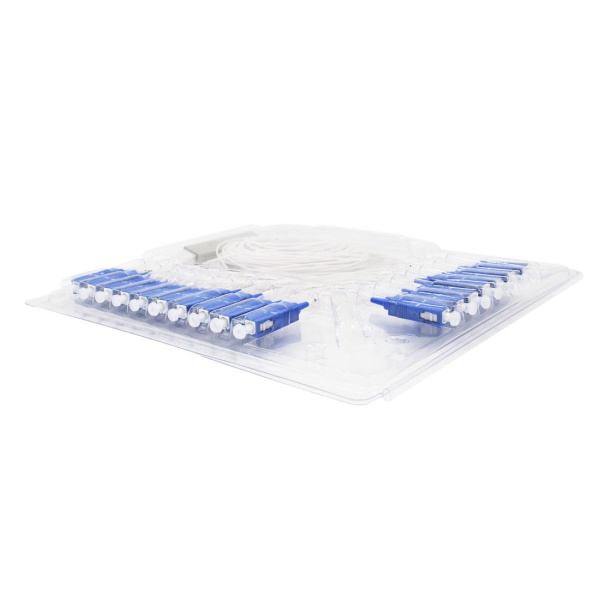 Сплиттер оптоволоконный PLC -1х16 SC/UPC SM