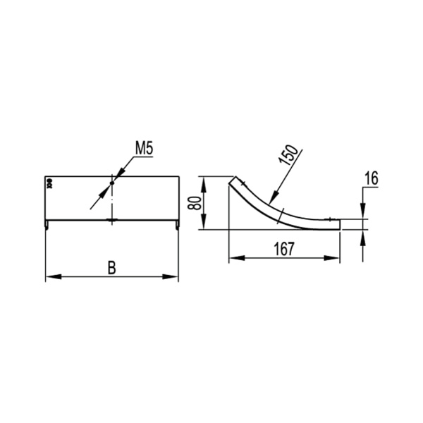 Крышка на угол CS 45 вертикальный внутренний 45° DKC осн.200 в интернет магазине Stels.kz